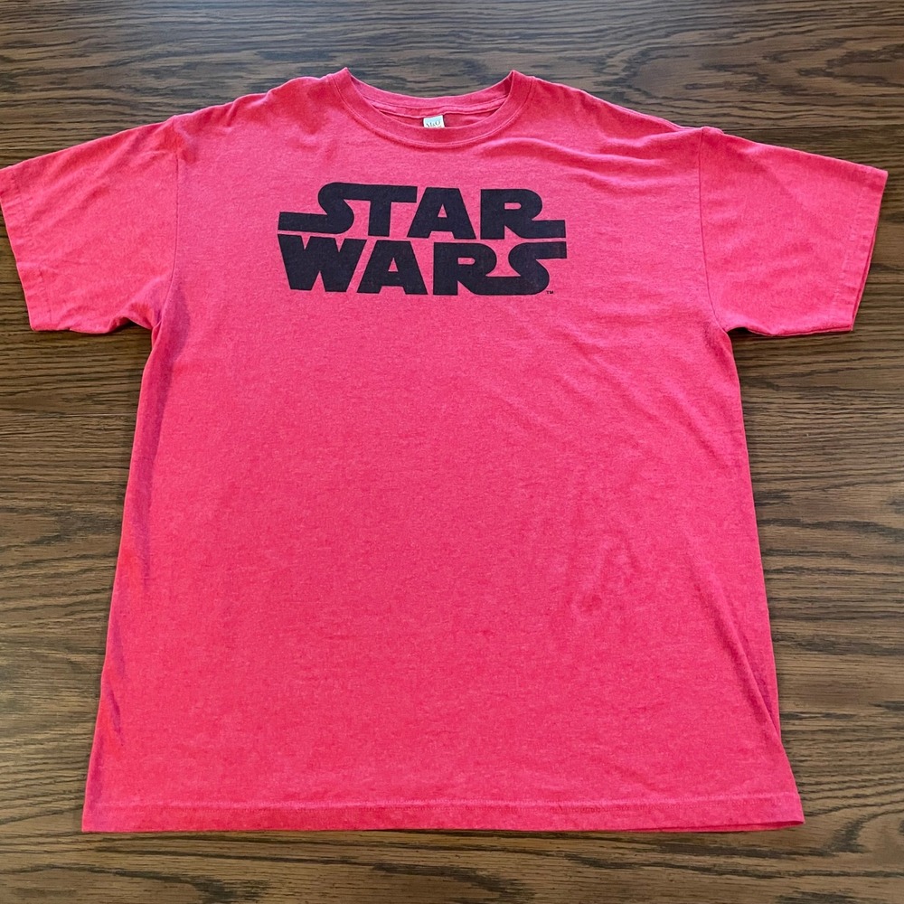 M&O Star Wars Graphic T-Shirt Crew Neck‎ Short Sleeve Casual L